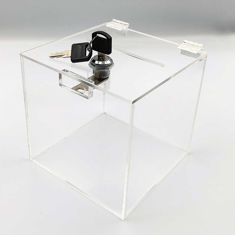 Urnă donatii clasică 15 x 15 x 15 cm model UC151515