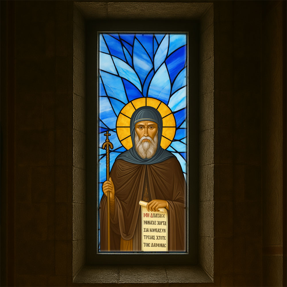 Vitralii icoane Sfântul Antonie VTRL-ANT-01-A1