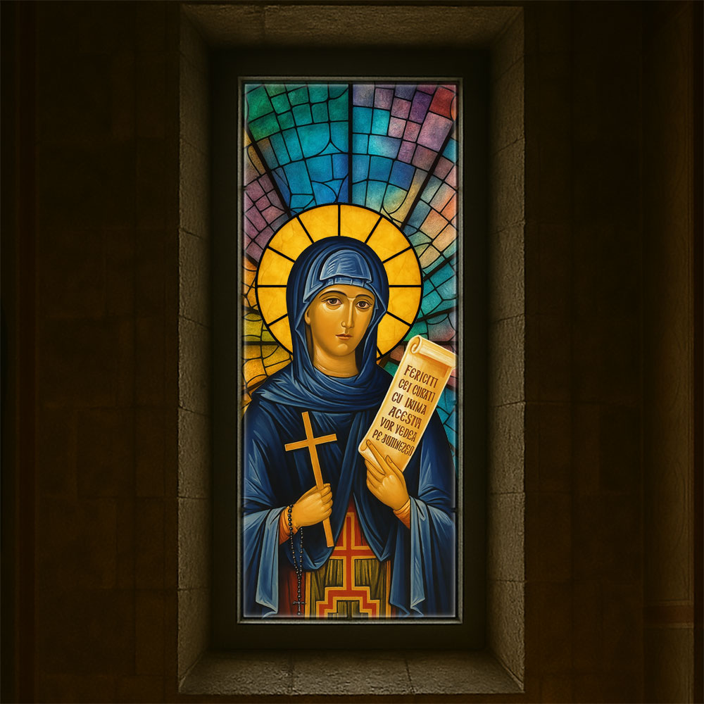 Vitralii icoane Cuvioasa Parascheva VTRL-CP-01-MC1