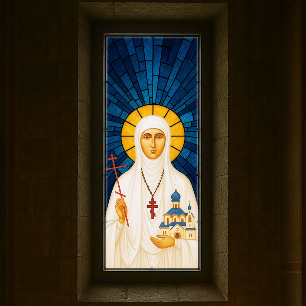 Vitralii icoane Sfânta Elisabeta VTRL-SE-01-A2