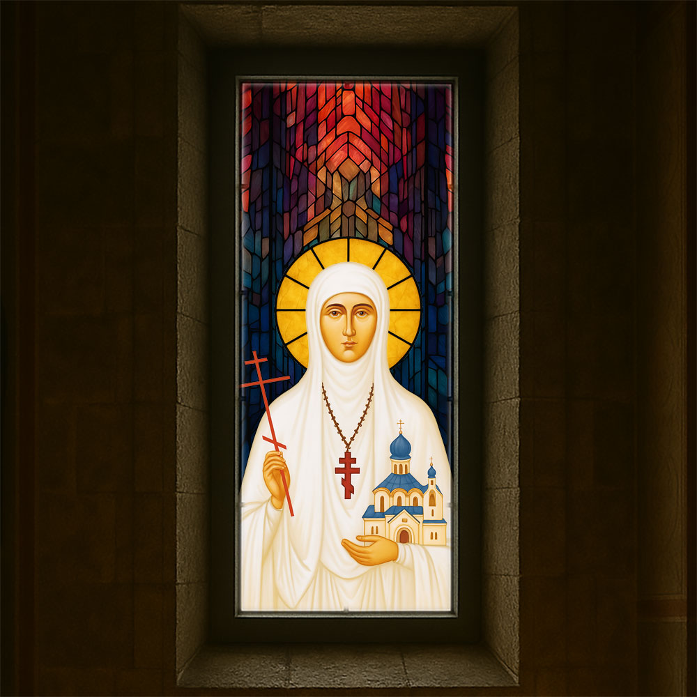 Vitralii icoane Sfânta Elisabeta VTRL-SE-01-MC2