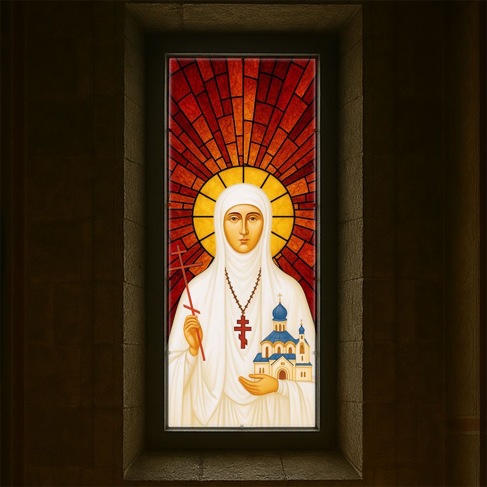 Vitralii icoane Sfânta Elisabeta VTRL-SE-01-R