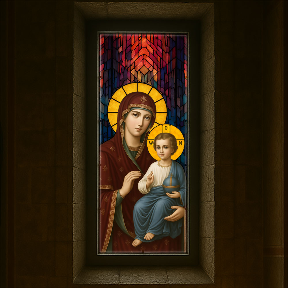 Vitralii icoane Maica Domnului VTRL-MAI-02-MC2