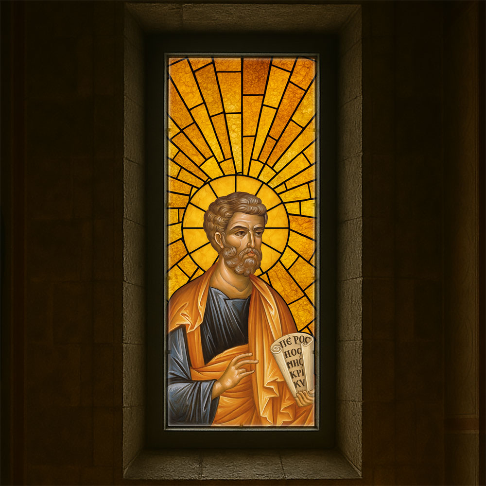 Vitralii icoane Sfântul Petru VTRL-IGA-01-GA