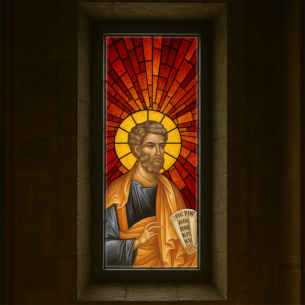Vitralii icoane Sfântul Petru VTRL-IGA-01-R