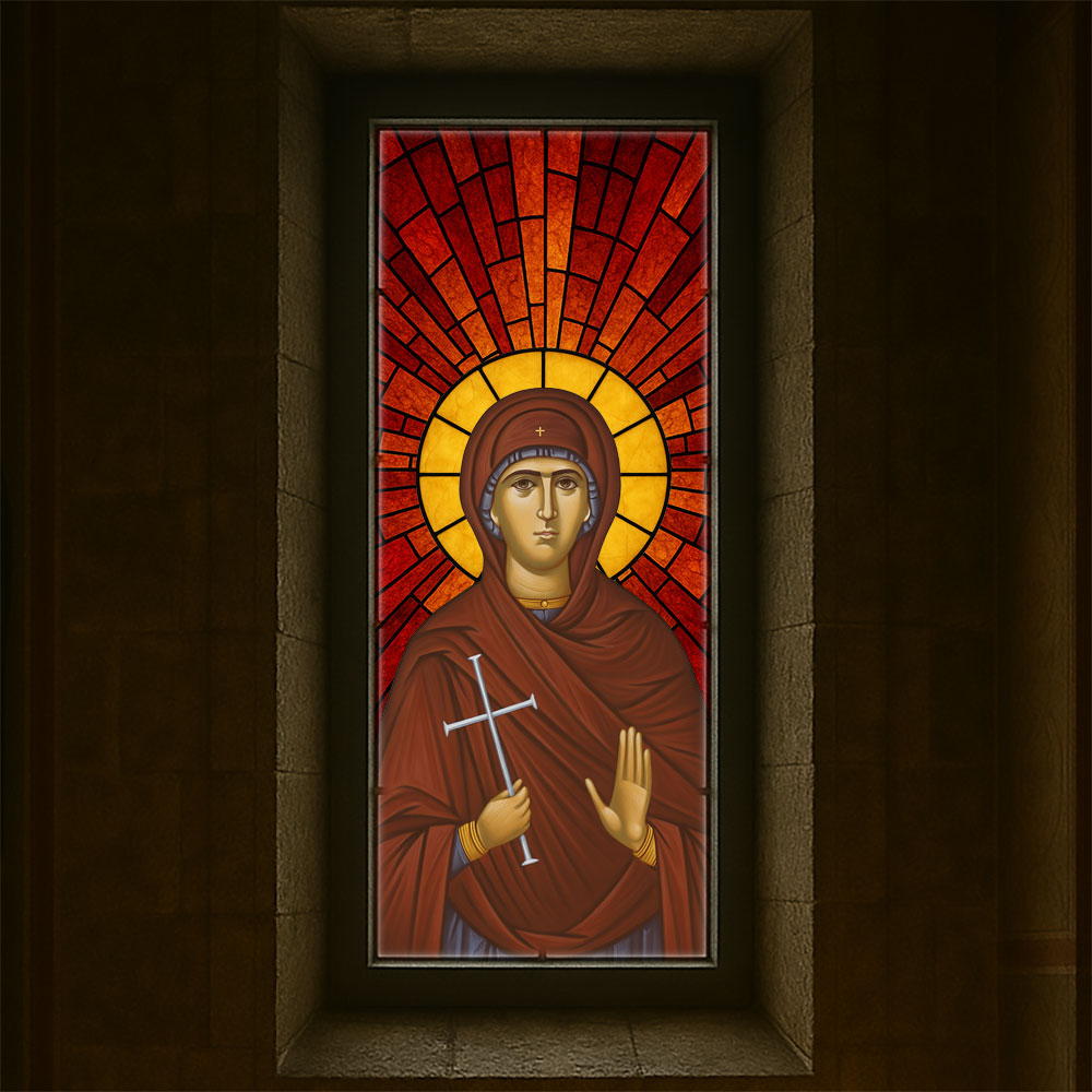 Vitralii icoane Sfânta Filotea VTRL-SF-01-R