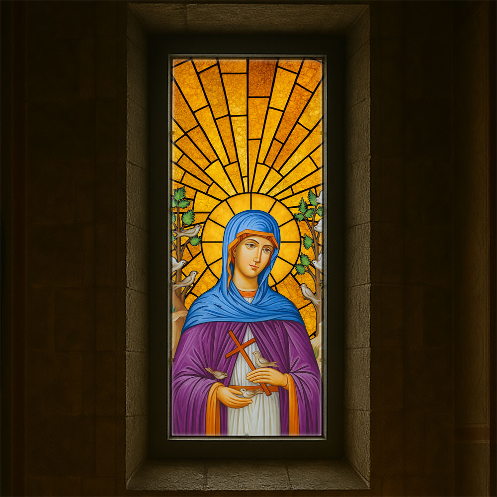 Vitralii icoane Sfânta Teodora VTRL-ST-01-GA