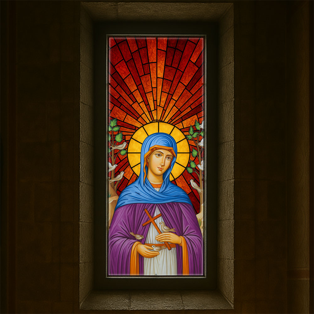 Vitralii icoane Sfânta Teodora VTRL-ST-01-R
