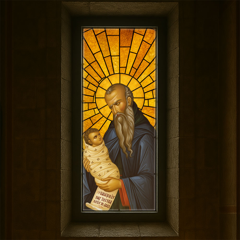 Vitralii icoane Sfântul Stelian VTRL-STE-01-GA