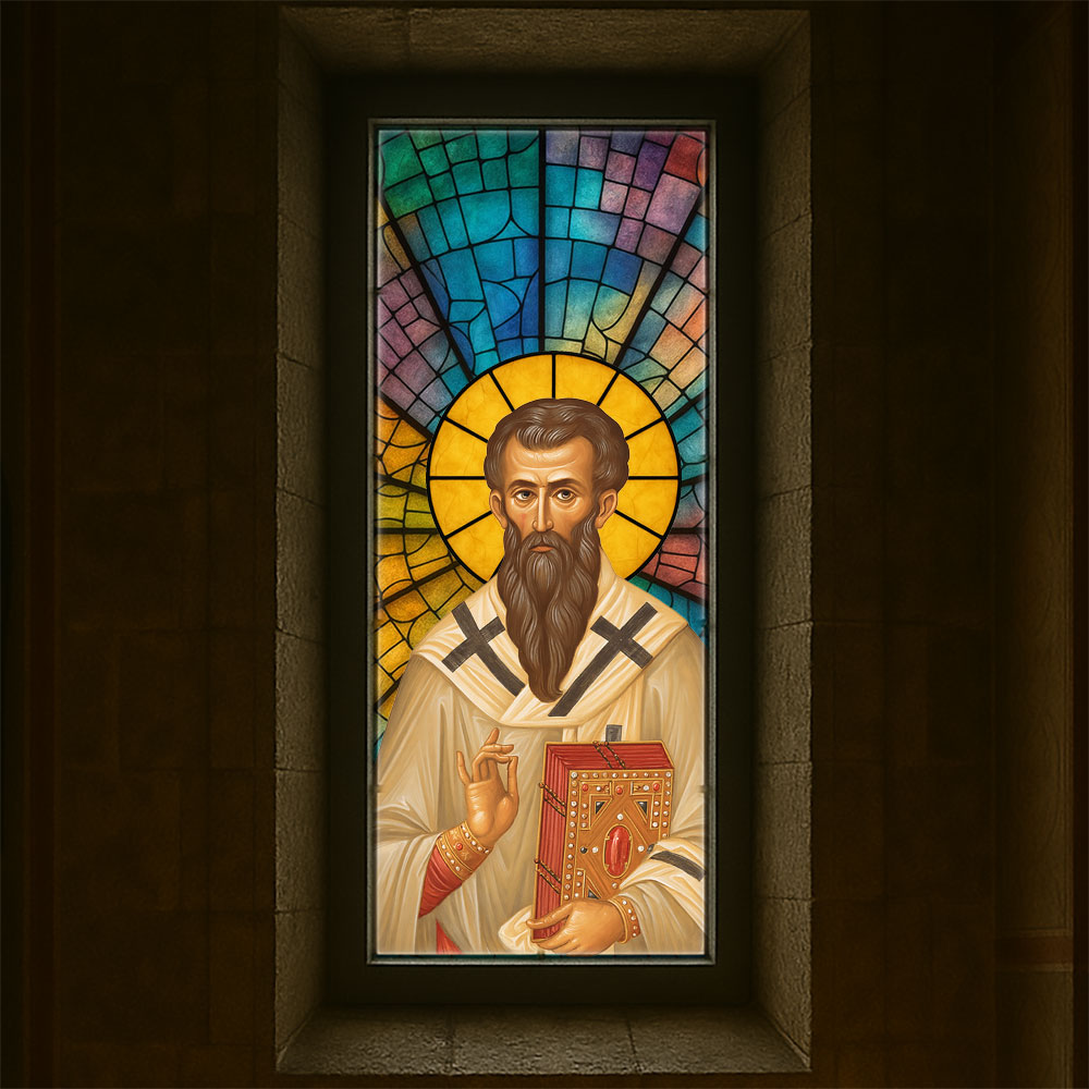 Vitralii icoane Sfântul Vasile VTRL-SV-01-MC1