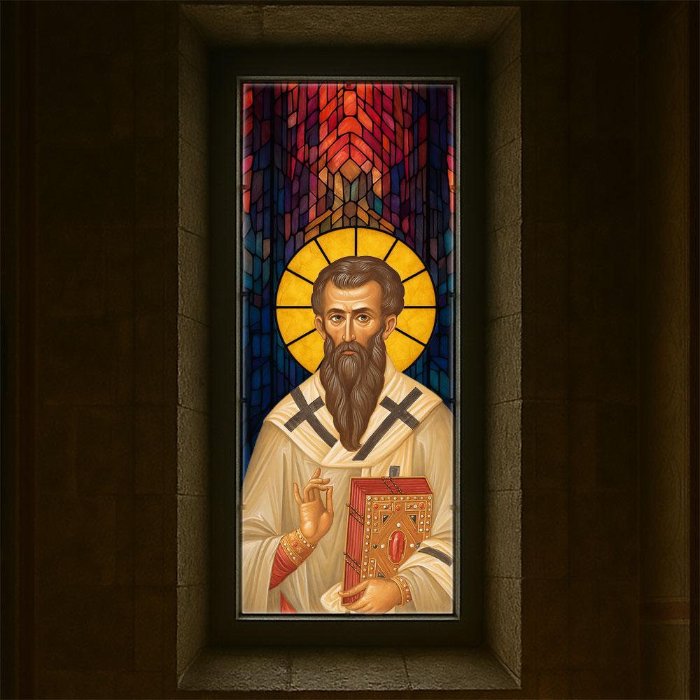 Vitralii icoane Sfântul Vasile VTRL-SV-01-MC2