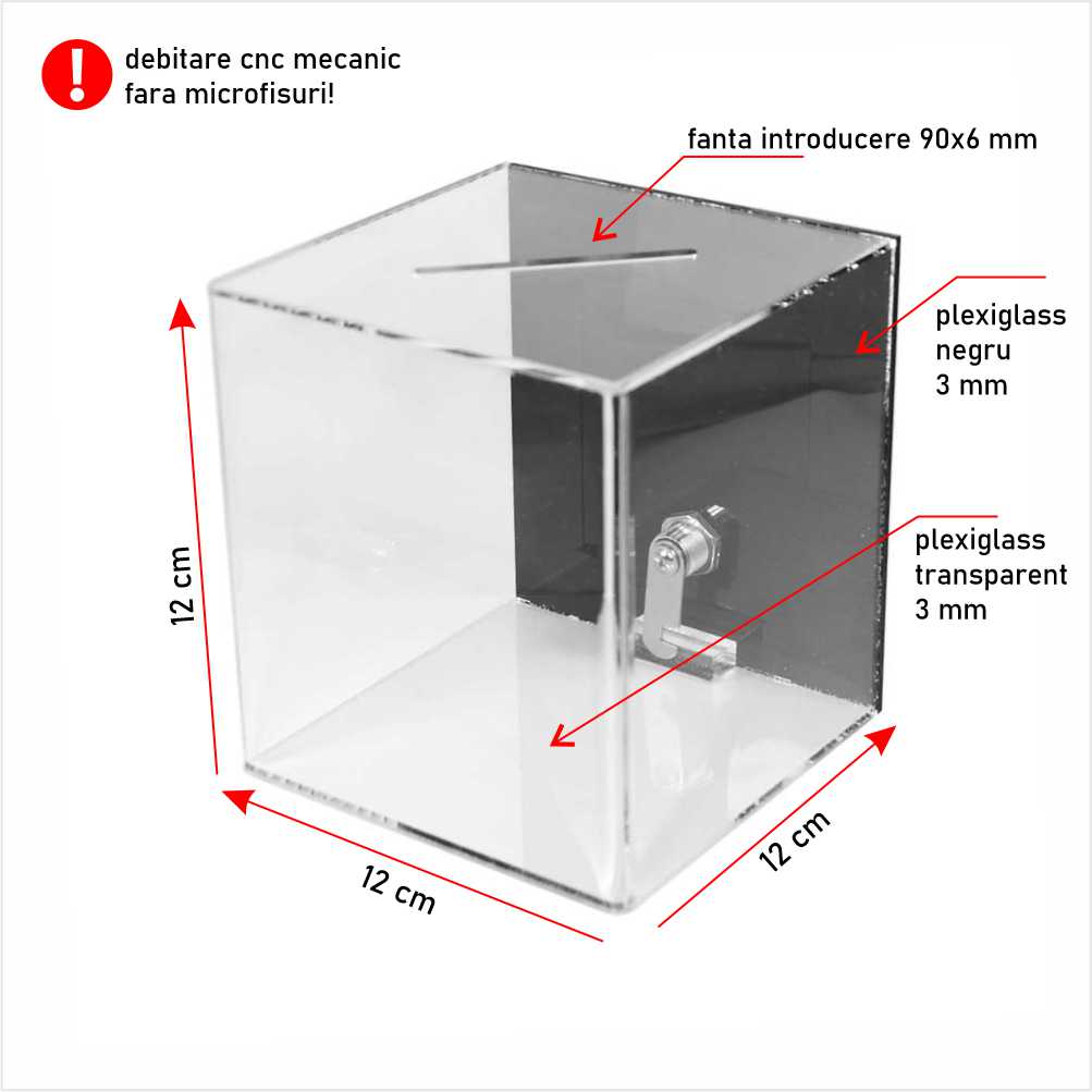 Cutie bacsis, tip box 12 x 12 x 12 cm model CB2_121212