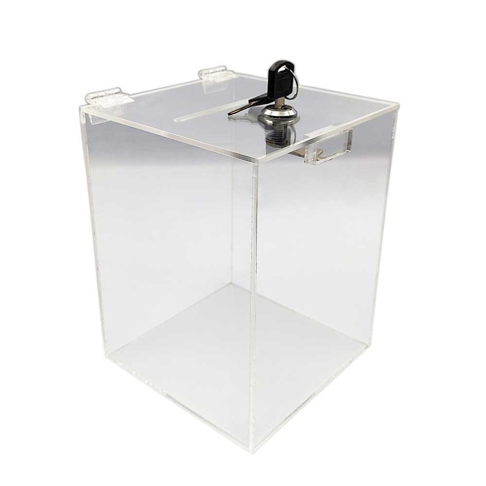 Urnă donatii clasică 15 x 15 x 20 cm model UC151520