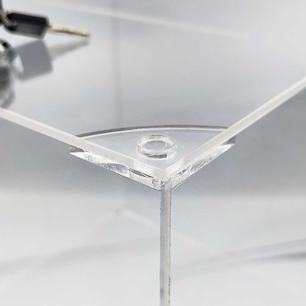 Urnă donatii clasică 30 x 30 x 30 cm model UC303030-4 (plexiglass 4 mm)