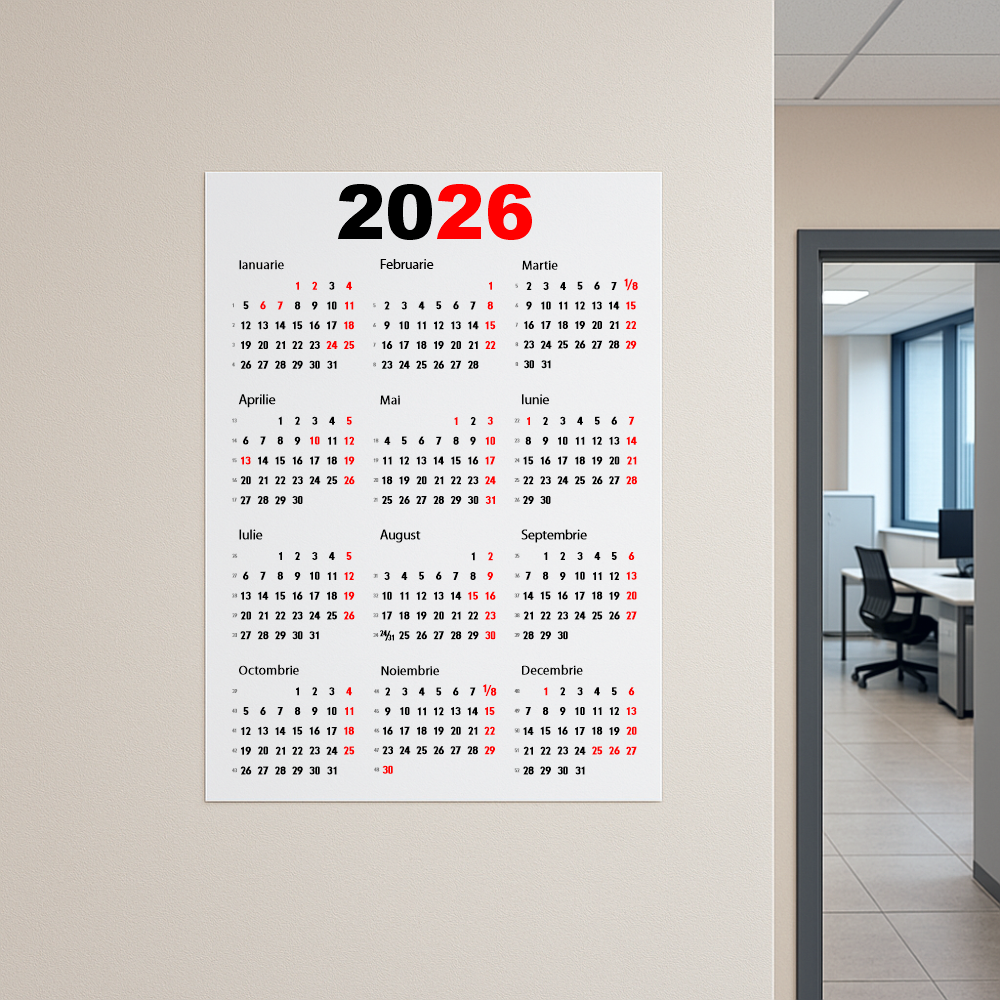 Calendar 2026 A1 60 x 84 cm CLA1T1
