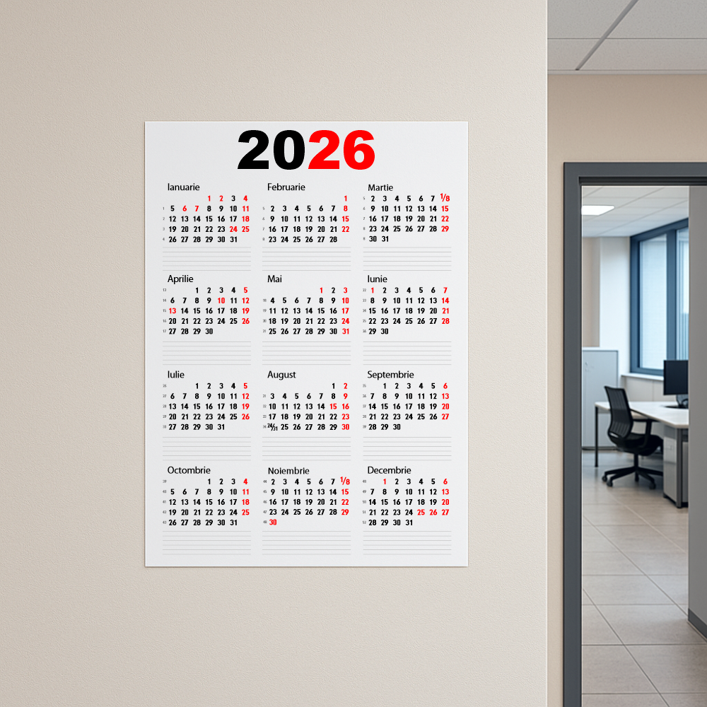 Calendar 2026 A1 60 x 84 cm CLA1T2