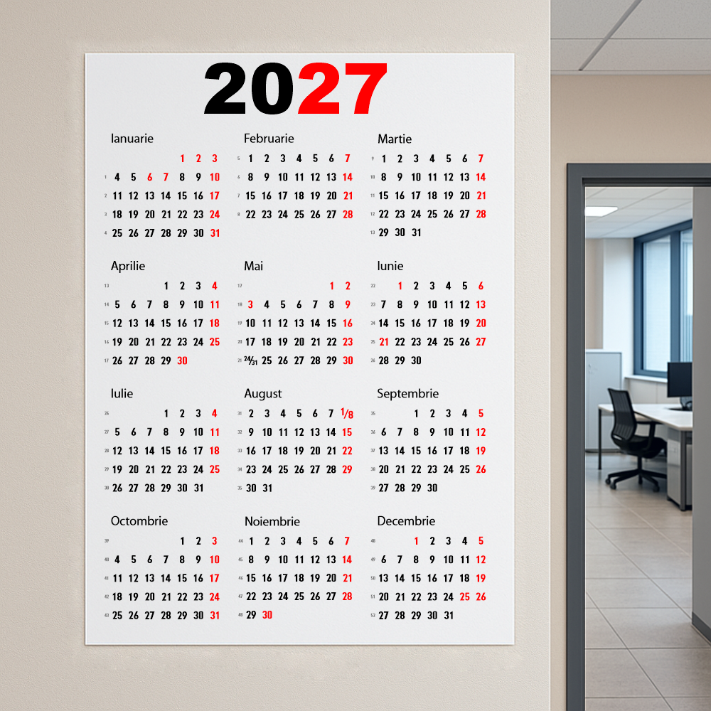 Calendar 2027 A0 84 x 119 cm CLA0T1