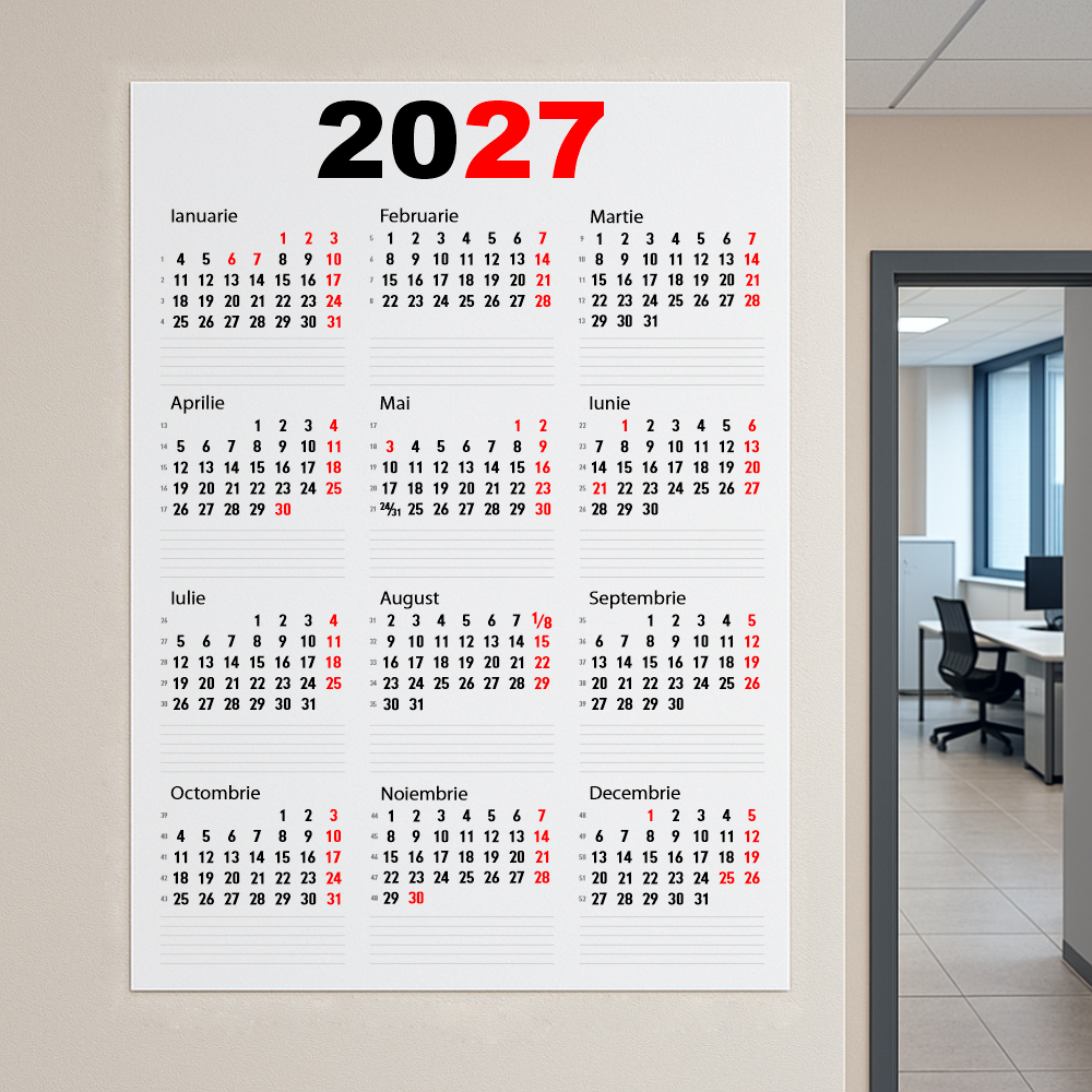Calendar 2027 A0 84 x 119 cm CLA0T2