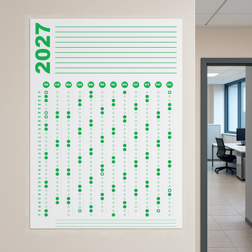 Calendar 2027 A0 84 x 119 cm CLA0T5
