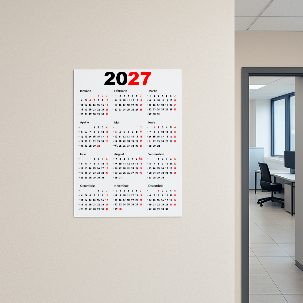 Calendar 2027 A2 42 x 60 cm CLA2T1