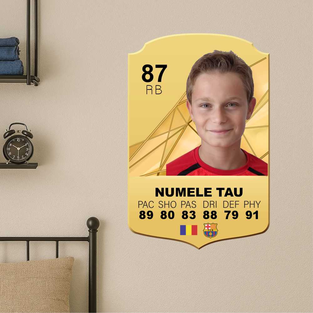 Card fifa personalizat cu fotografia si statistica ta CFP2025-T1