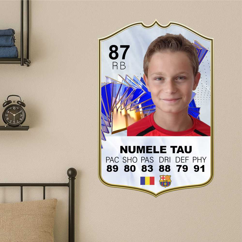 Card fifa personalizat cu fotografia si statistica ta CFP2025-T4
