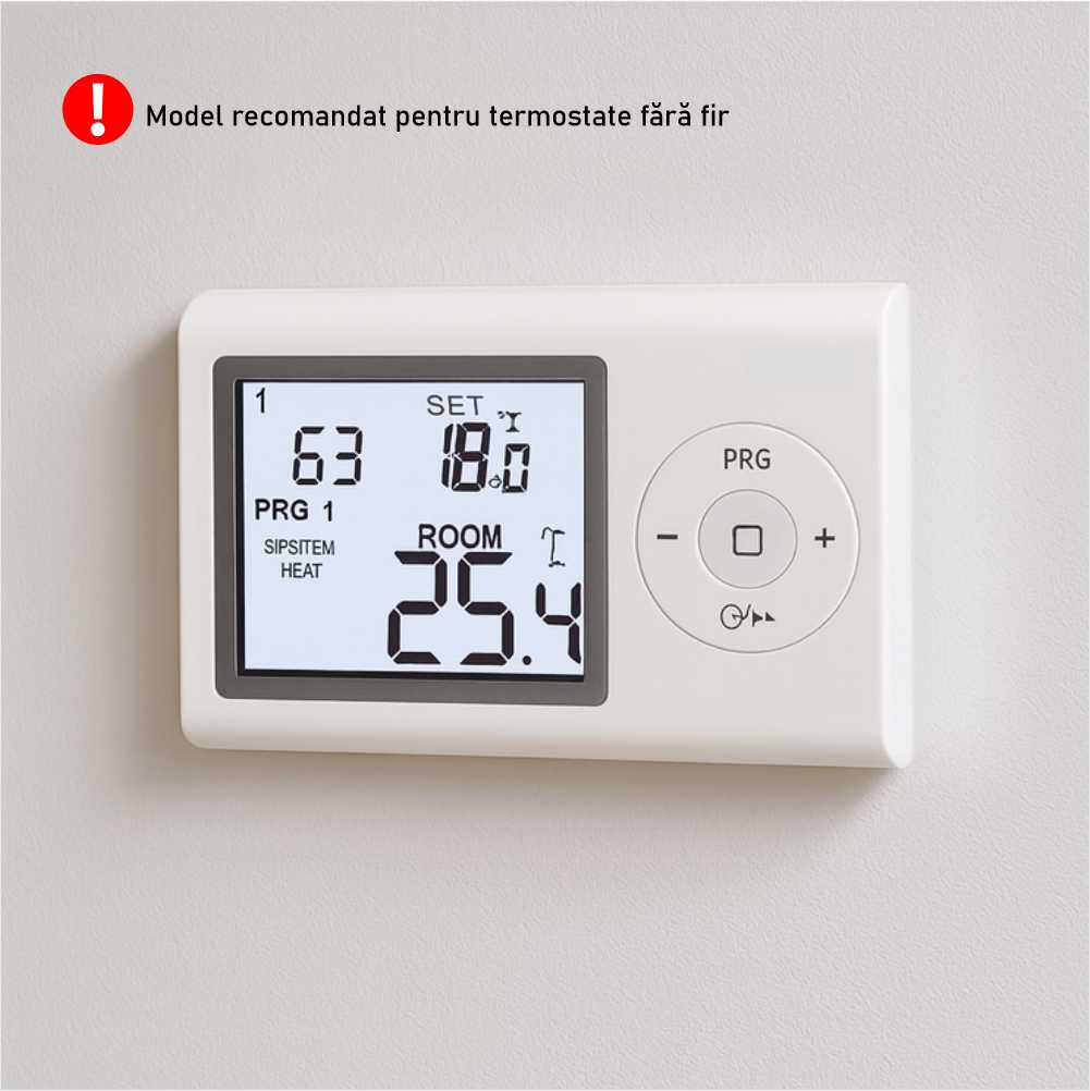 Cutie securizare termostate ambientale fără cablu CPT132005FC