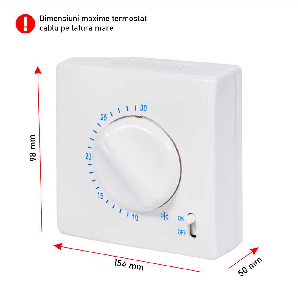 Cutie securizare termostate ambientale cu cablu CPT132005LL