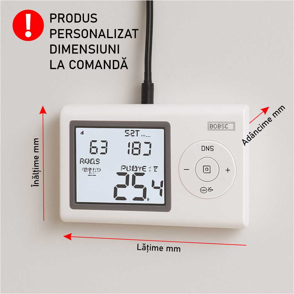 Cutie securizare termostate ambientale cu cablu personalizată CPTXXXGCLL