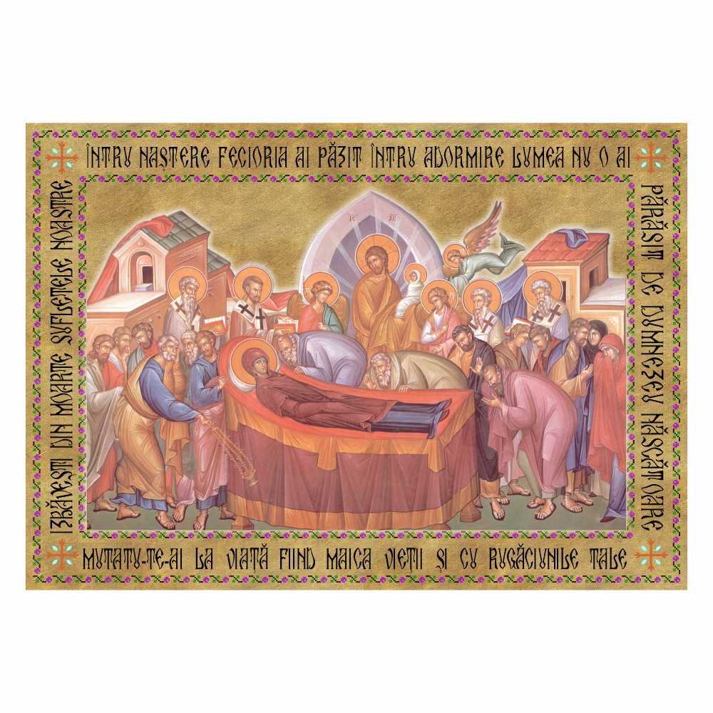 Epitaf Adormirea Maicii Domnului 102 x 72 cm EPTB10272-MD1-M
