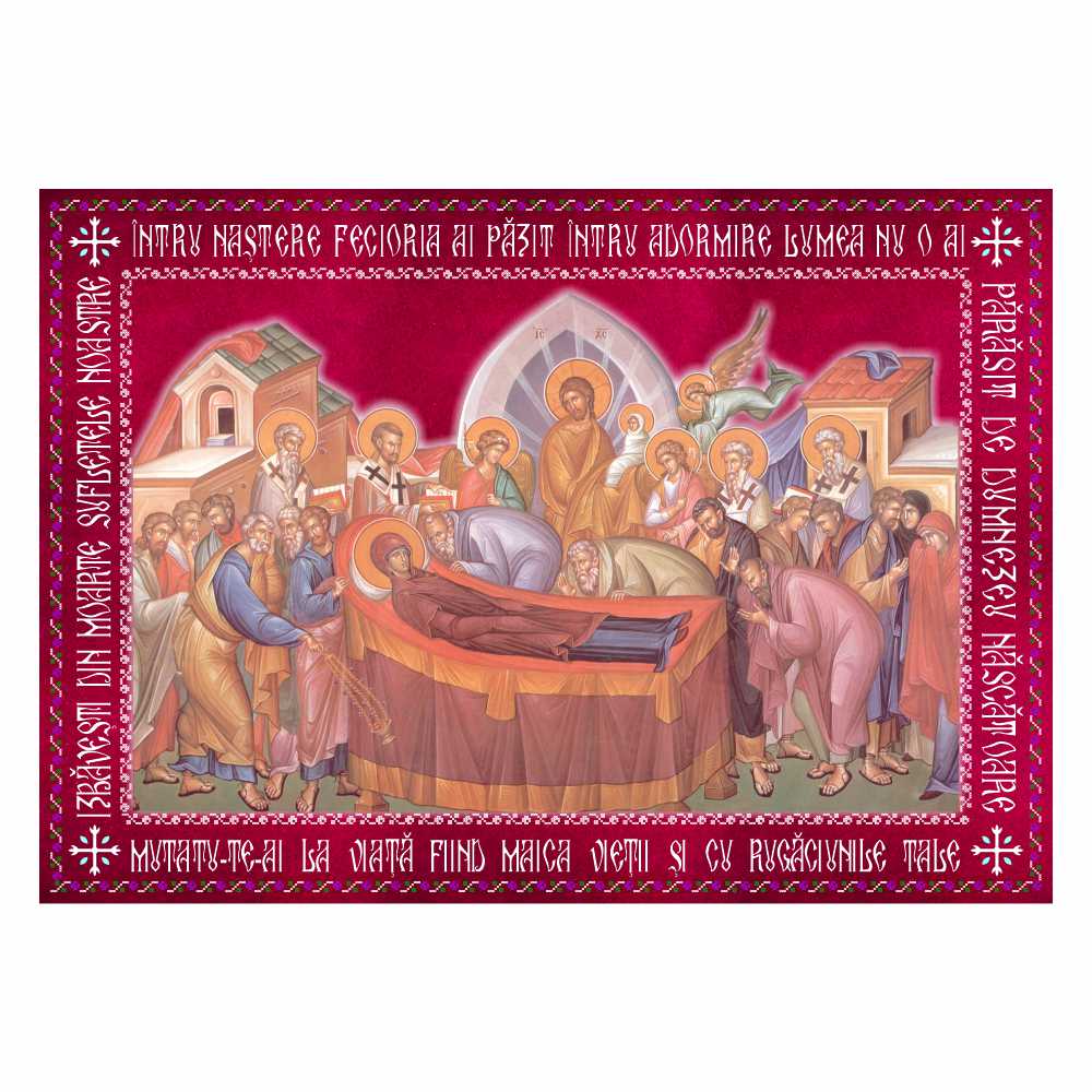 Epitaf Adormirea Maicii Domnului 102 x 72 cm EPTB10272-MD1-R