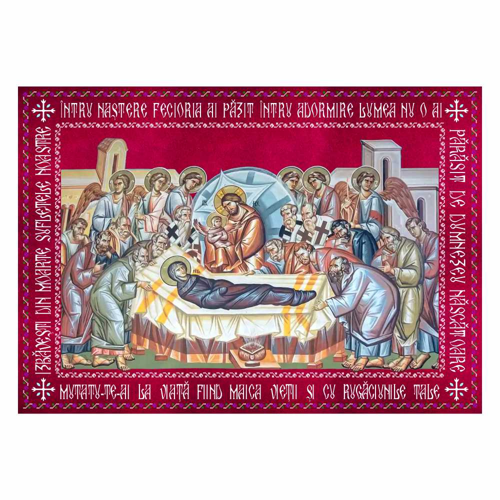 Epitaf Adormirea Maicii Domnului 102 x 72 cm EPTB10272-MD2-R