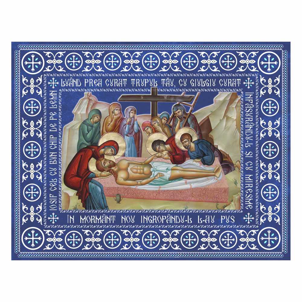 Epitaf Punerea în Mormânt a Mântuitorului 152 x 119 cm EPTB152119-MT1-A