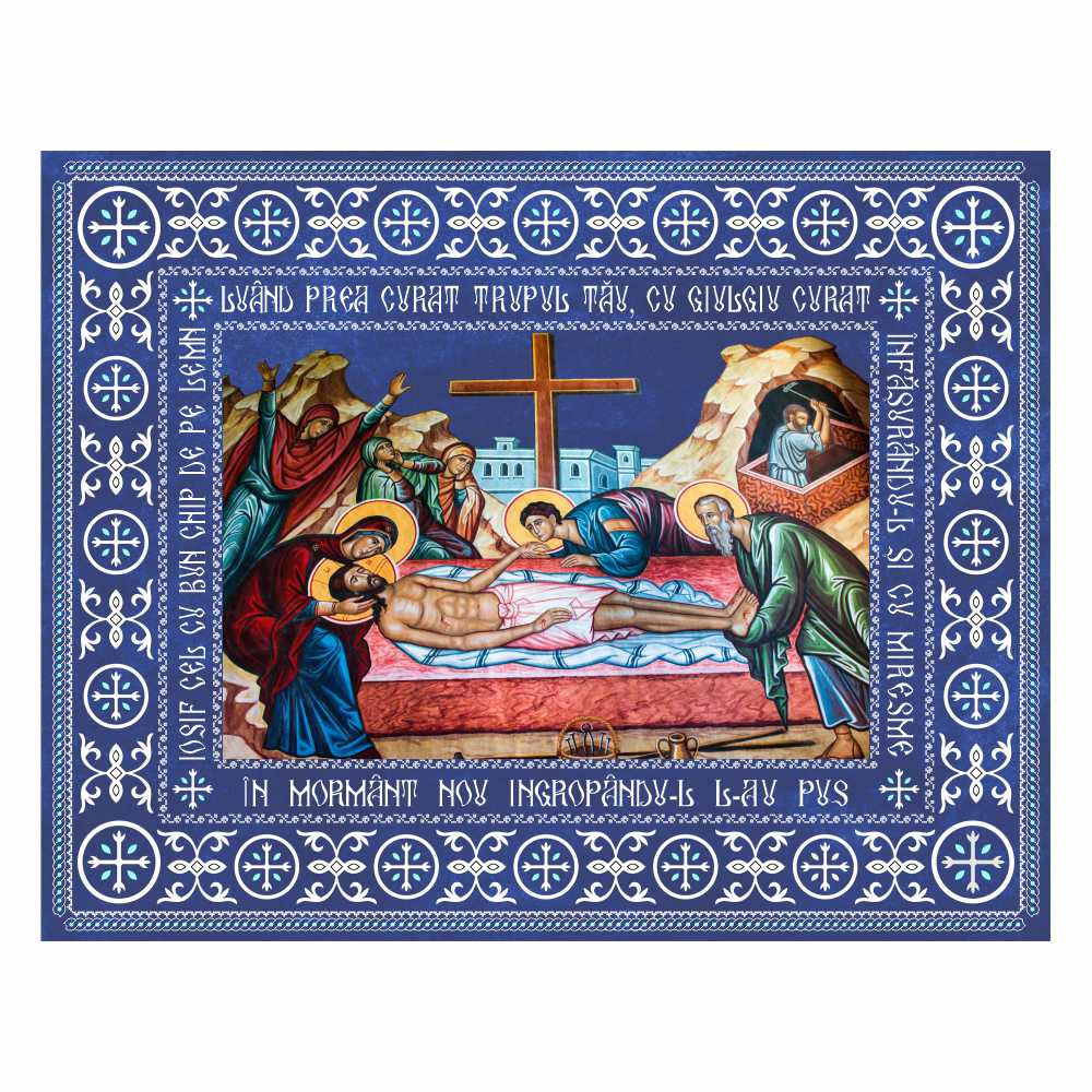 Epitaf Punerea în Mormânt a Mântuitorului 152 x 119 cm EPTB152119-MT2-A