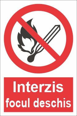 Focul deschis interzis SPMIP-3