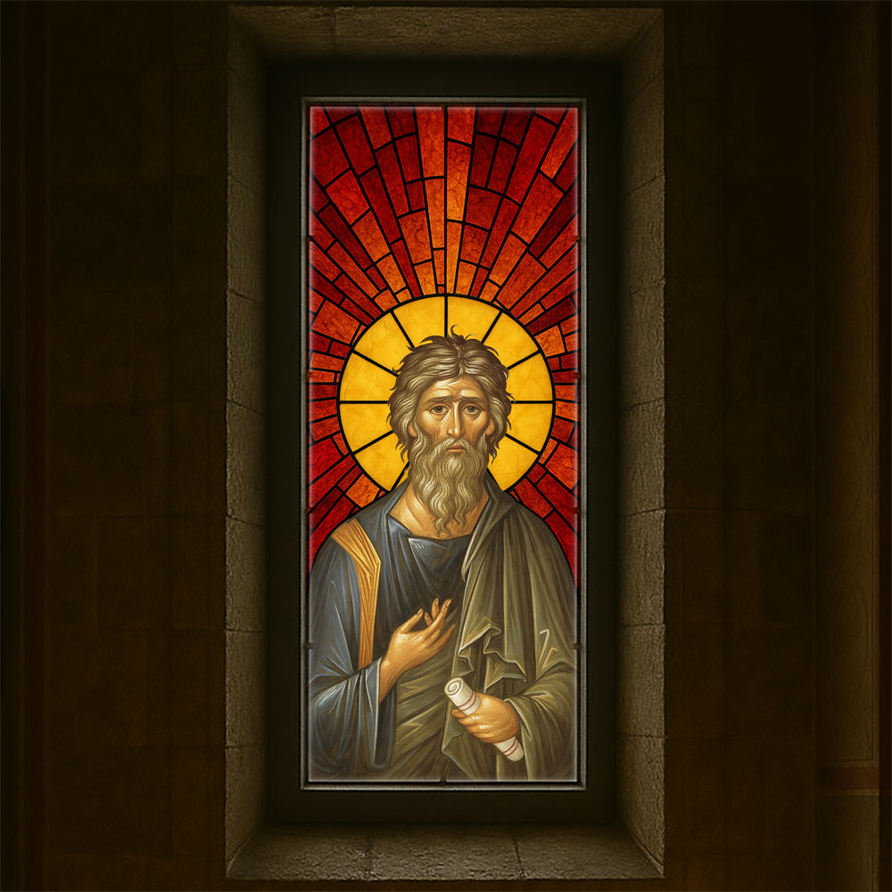 Vitralii icoane Sfântul Andrei VTRL-AND-01-R