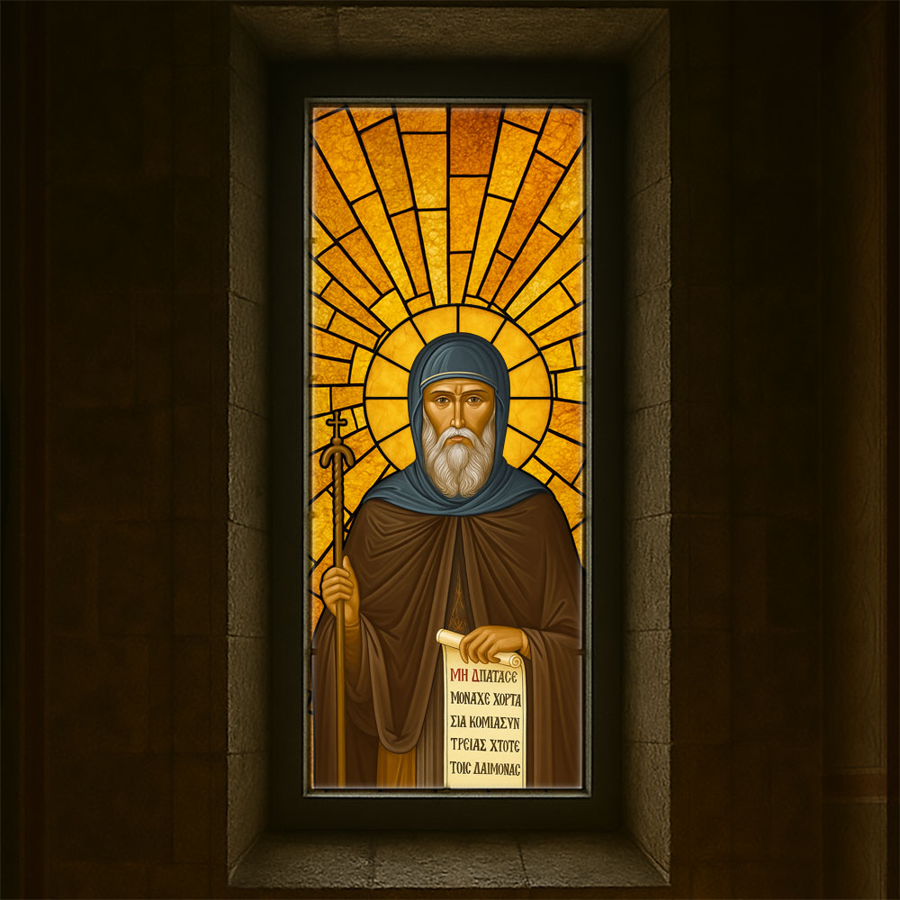 Vitralii icoane Sfântul Antonie VTRL-ANT-01-GA