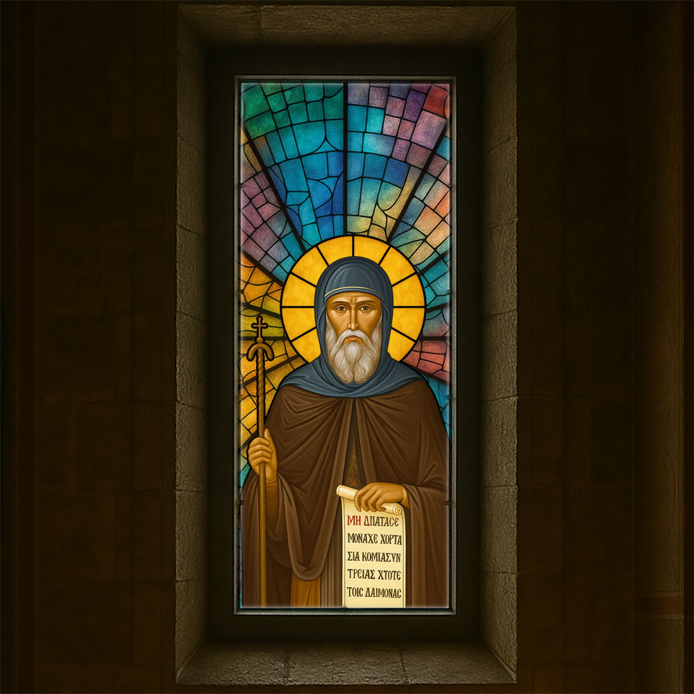 Vitralii icoane Sfântul Antonie VTRL-ANT-01-MC1
