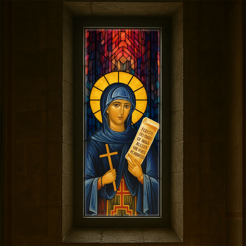 Vitralii icoane Cuvioasa Parascheva VTRL-CP-01-MC2