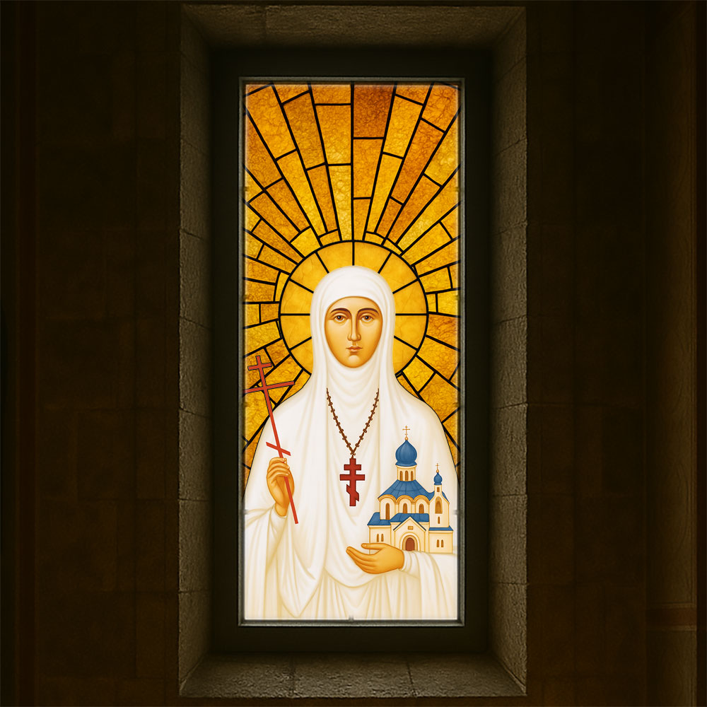 Vitralii icoane Sfânta Elisabeta VTRL-SE-01-GA