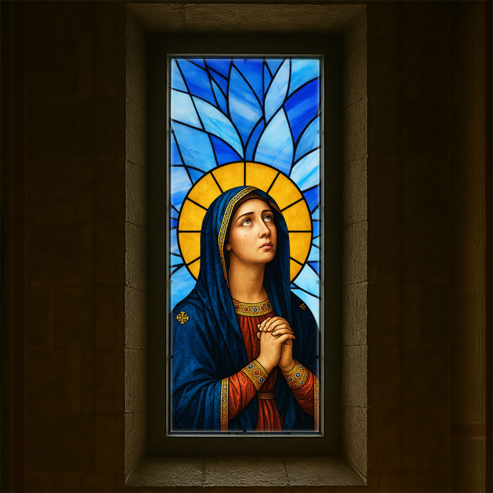 Vitralii icoane Maica Domnului VTRL-MD-01-A1
