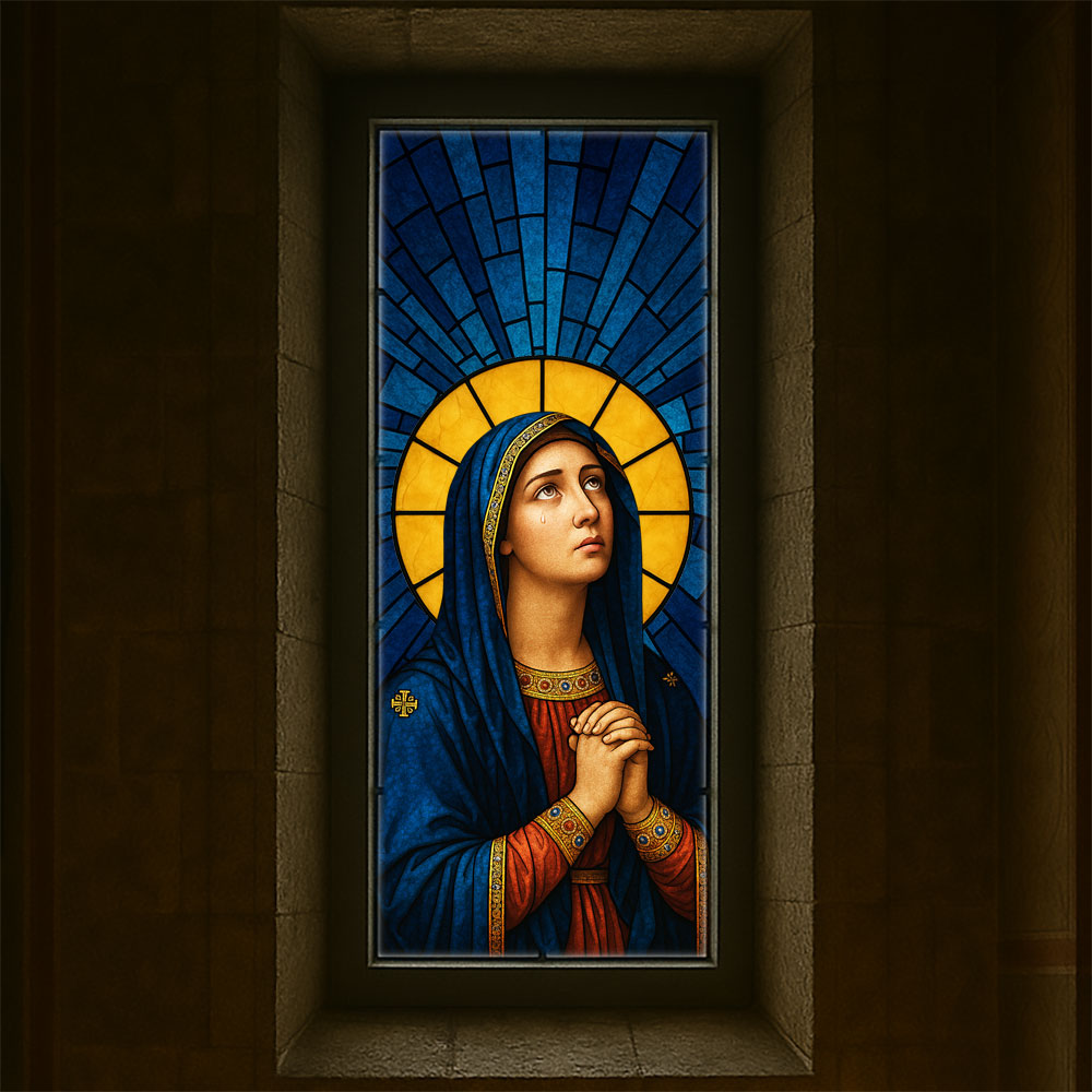 Vitralii icoane Maica Domnului VTRL-MD-01-A2