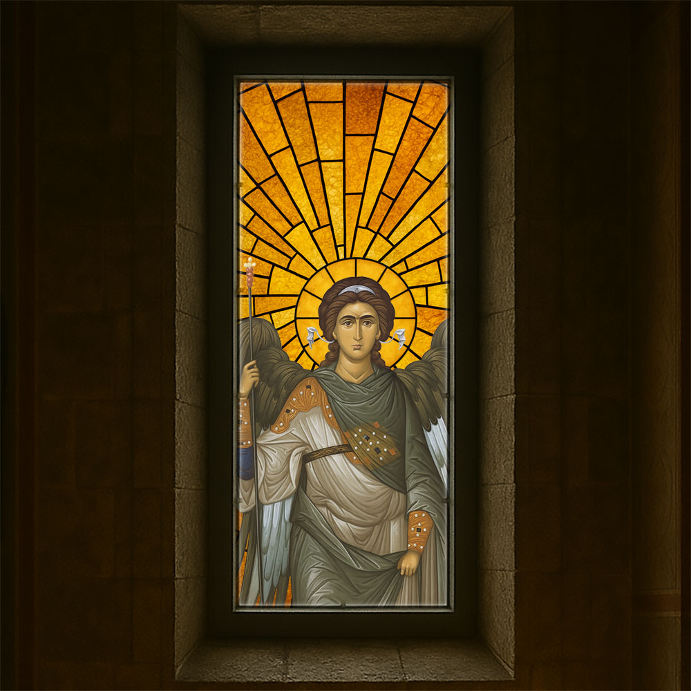 Vitralii icoane Sfântul Mihail VTRL-MIH-01-GA