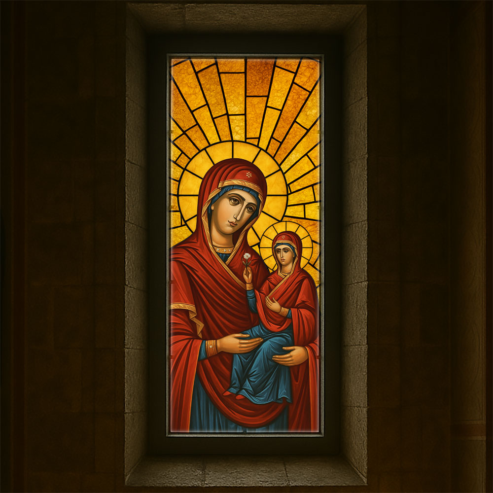 Vitralii icoane Sfânta Ana VTRL-SA-01-GA