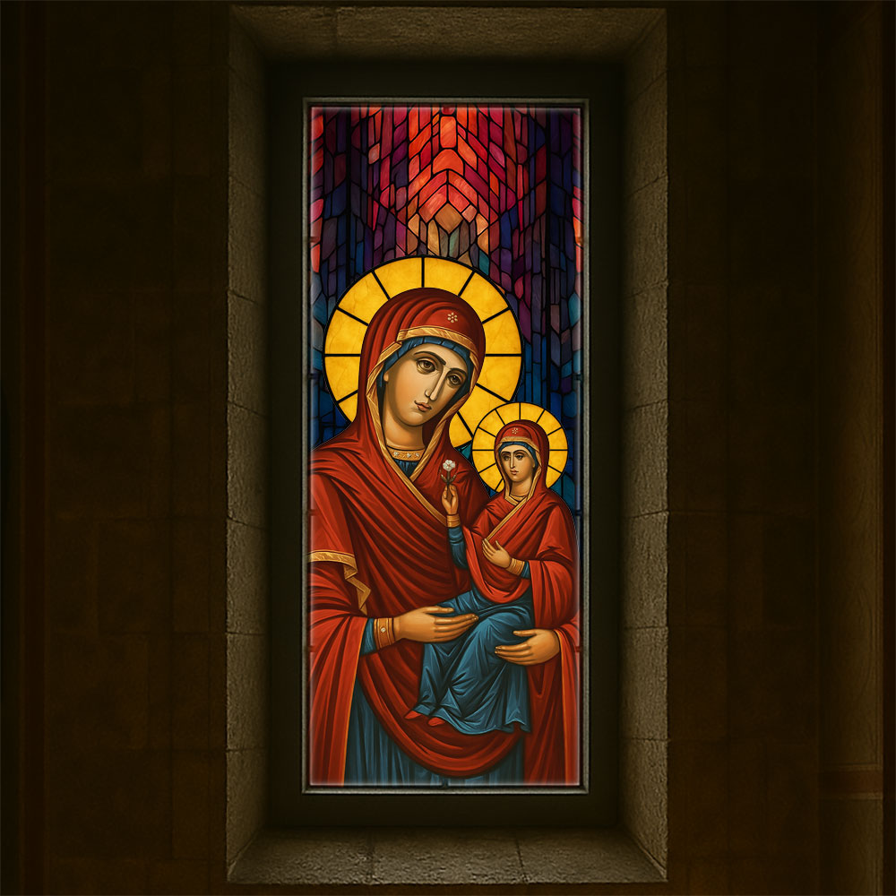 Vitralii icoane Sfânta Ana VTRL-SA-01-MC2