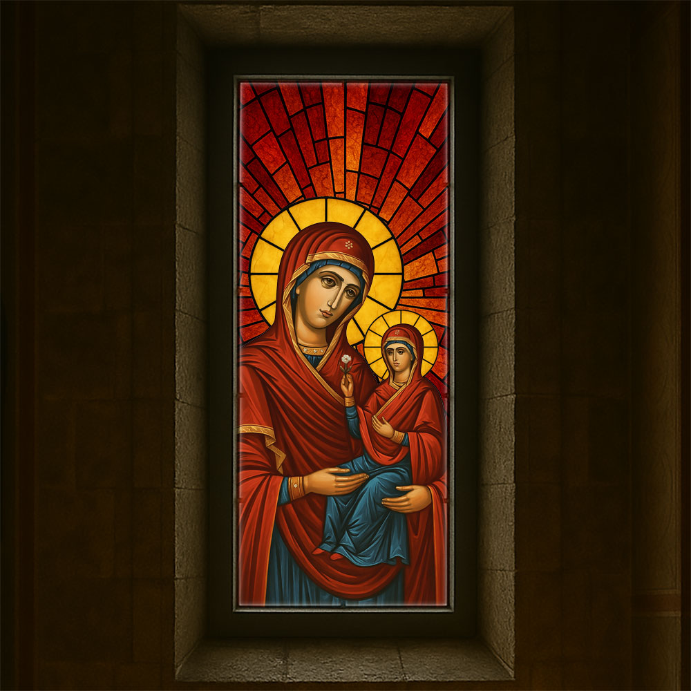 Vitralii icoane Sfânta Ana VTRL-SA-01-R