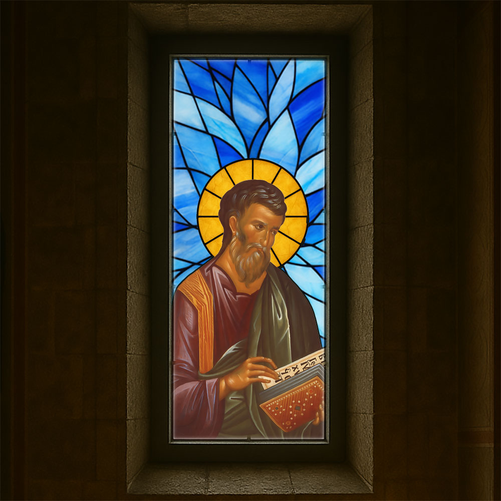 Vitralii icoane Sfântul Evanghelist Matei VTRL-SMTE-01-A1