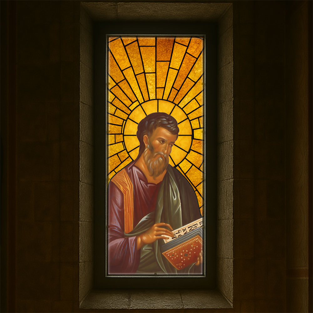 Vitralii icoane Sfântul Evanghelist Matei VTRL-SMTE-01-GA