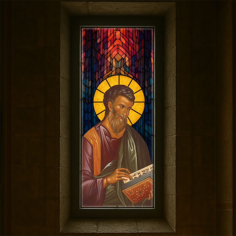 Vitralii icoane Sfântul Evanghelist Matei VTRL-SMTE-01-MC2