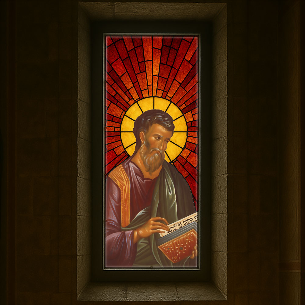 Vitralii icoane Sfântul Evanghelist Matei VTRL-SMTE-01-R